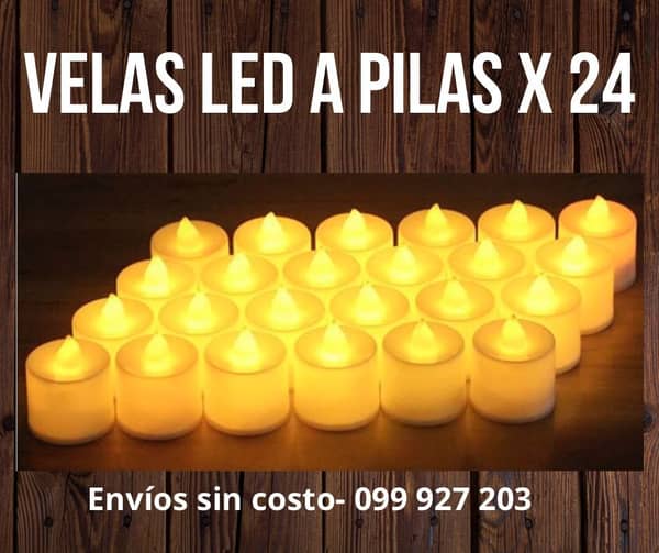Velas led x 24